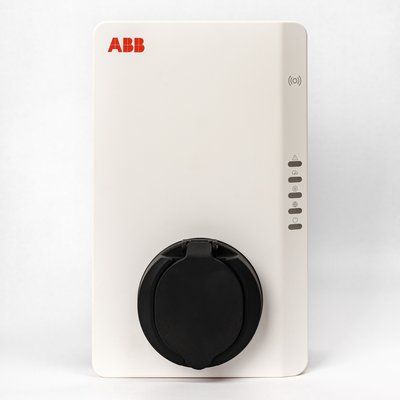 Зарядна станція ABB Terra AC Wallbox 22 кВт 32 A 3Ф з розеткою Т2 RFID і 4G  383899347 фото